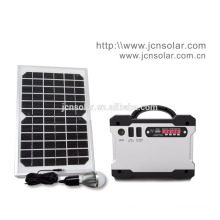 Portable DC solar power system 10W solar power generator with ABS integrated box